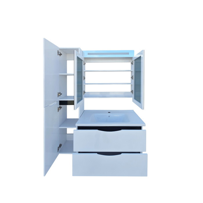 Set mobilier baie 1121, 80x47x45cm