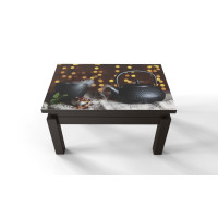 Masa Transformer Butterfly print 8, 120x90x74 cm, wenge