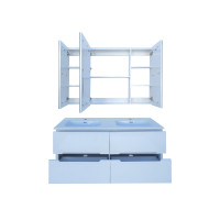 Set mobilier baie 1106, 121x47x48cm
