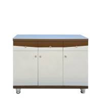 Pantofar MDF Alpin, crem deschis, 120x33x100 cm