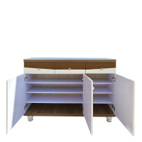 Pantofar MDF Alpin, crem deschis, 120x33x100 cm