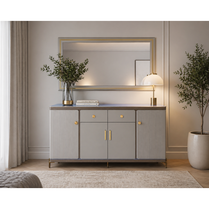 Comoda Royal Grey, 160x40x90cm