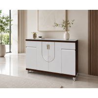 Pantofar MDF Linea, Crem deschis,160x33x99 cm