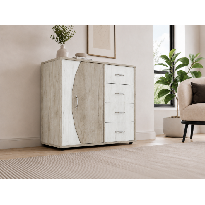 Comoda 4-1-1 ro, 88x45x91cm