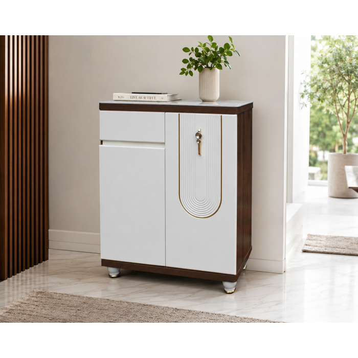 Pantofar MDF Linea, Crem...