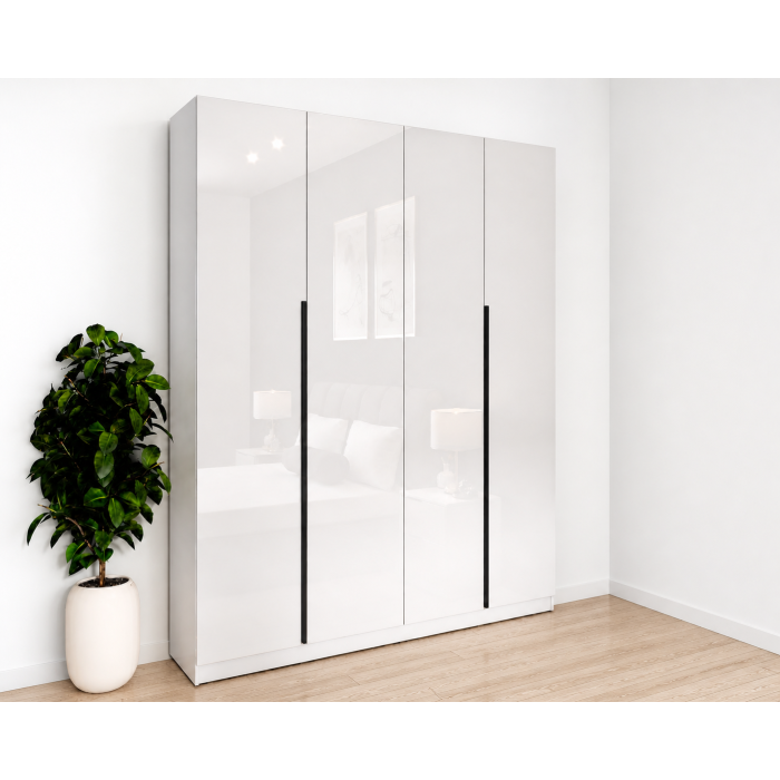 Dulap Prestige 4U - Acril alb