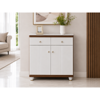 Pantofar MDF Vela, Crem deschis, 80x33x100 cm