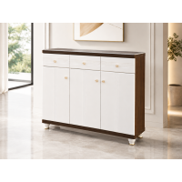 Pantofar MDF Vela, Crem deschis, 120x33x100 cm