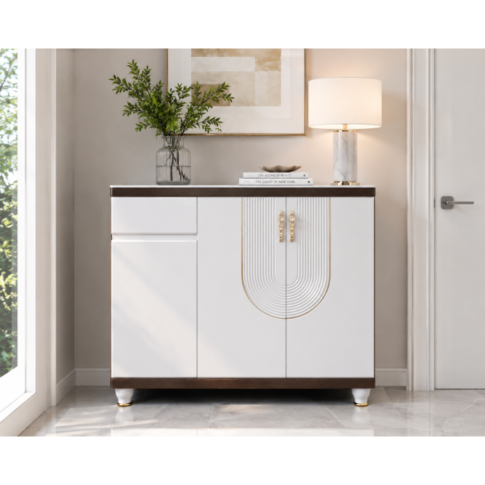 Pantofar MDF Linea, Crem...