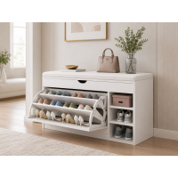 Pantofar 126 MDF White 100x30x51cm