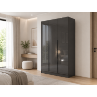 Dulap Prestige 3Usi Acril Antracit