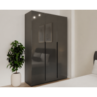 Dulap Prestige 3Usi Acril Antracit
