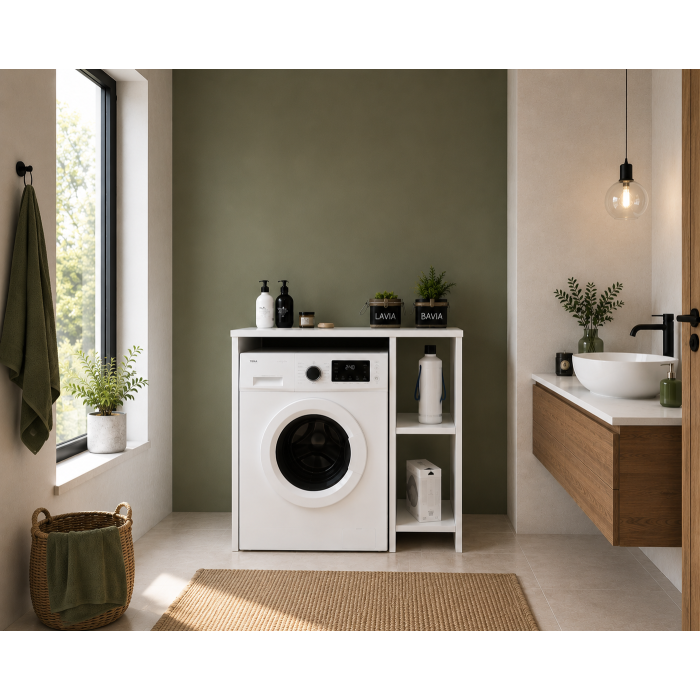Dulap MS, 90x60x90 cm, Alb