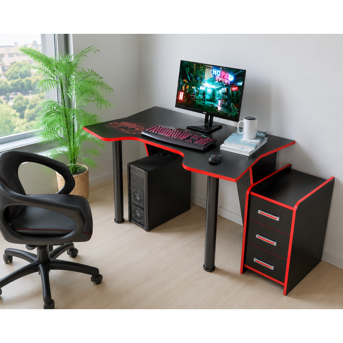 Set Birou PC + Noptiera KL 9.1