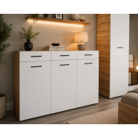 SET DORMITOR NENSI STEJAR+ALB