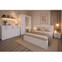 SET DORMITOR NENSI ALB