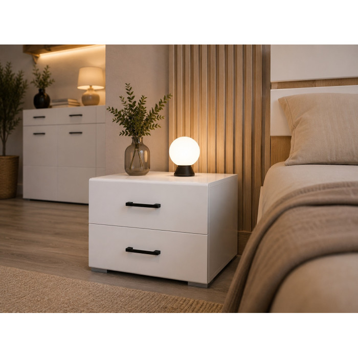 SET DORMITOR NENSI ALB