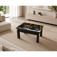 Masa Transformer Butterfly print 8, 120x90x74 cm, wenge