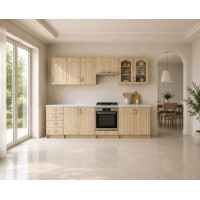 Bucatarie OLEA RO, MDF 2.6M, Mesteacan