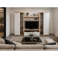 LIVING SONATA SONOMA ALB, 280x43x197cm