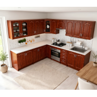 Bucatarie Olea pe Colt MDF, Calvados