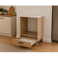 Corp inferior cuptor vio 60 stejar aur k003, 60x49x85cm